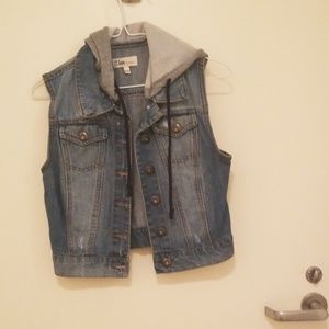 Jean jacket vest